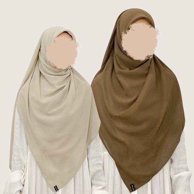 MELBIZY Hijab Inaya Shawl  |  Hijab Malaysian Syar'i  |  Hijab Segiempat Jumbo Muslim Square