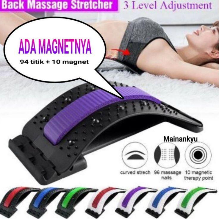 Orthopedi Akupuntur + Magnetic Sandaran Punggung Terapi Sakit Pinggang 10 Magnet Orthoplus Ortopedi
