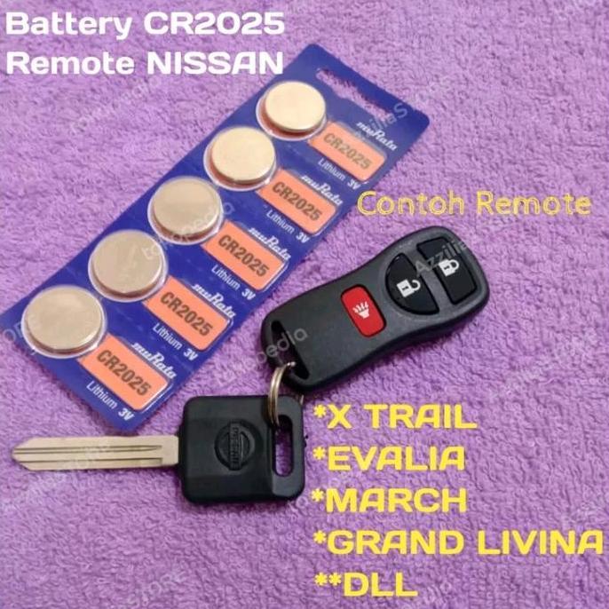 Baterai Remote Remot Mobil Nissan Grand Livina March Evalia Xtrail