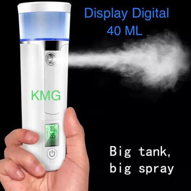 NEW Nano Spray Wajah-Nano Mist Spray-40ML-Ada indikator Baterai dan Pelembab Kulit