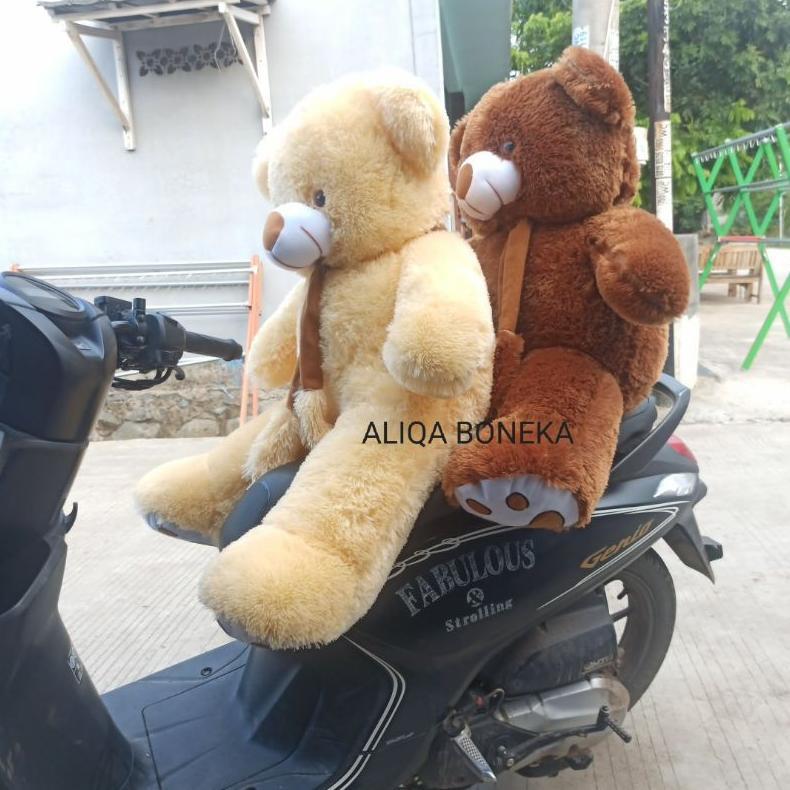 Harga Miring Boneka Teddy Bear Jumbo 90Cm Telapak Istimewa Berkualitas - Boneka Beruang Besar 1 Mete
