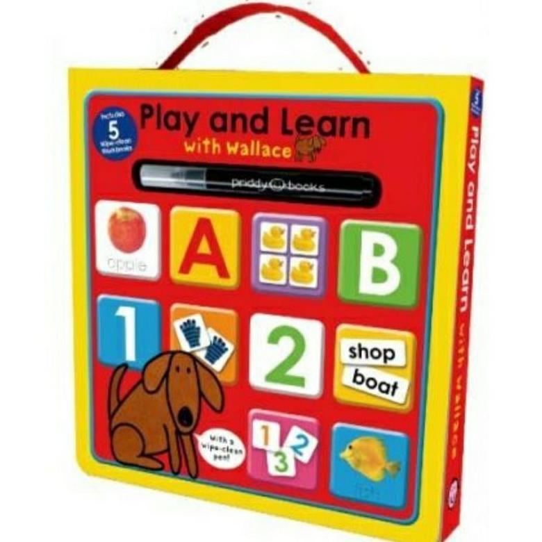 Priddy Box 5 Set Wipe Clean Workbook: Play and Learn with Wall