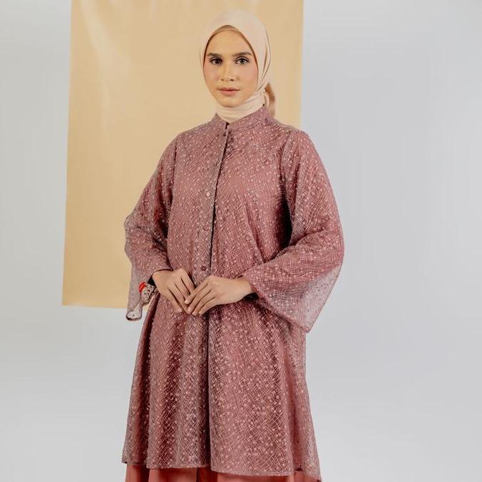 DISKON SPESIAL - [DAUKY] New Arrival Outer Tunik Lace L TUNIC BASIC LACE