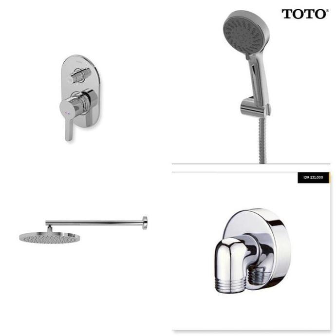 Toto shower complete set Kran tanam - Wall shower - hand shower TT2