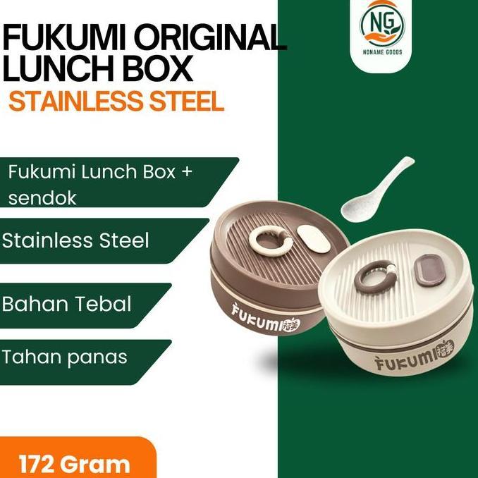 FUKUMI LUNCH BOX SET (LUNCH BOX & SENDOK MAKAN) | Limited Edition