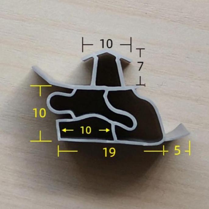 Karet Pintu Kulkas Joglo + Magnet Gasket Pintu Kulkas Bonus Magnet
