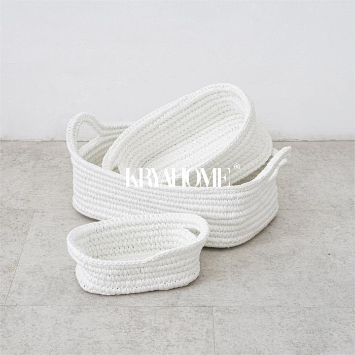 KRYA HOME Keranjang Polyester / Baby Diaper Organizer / MINIKIN Small Basket