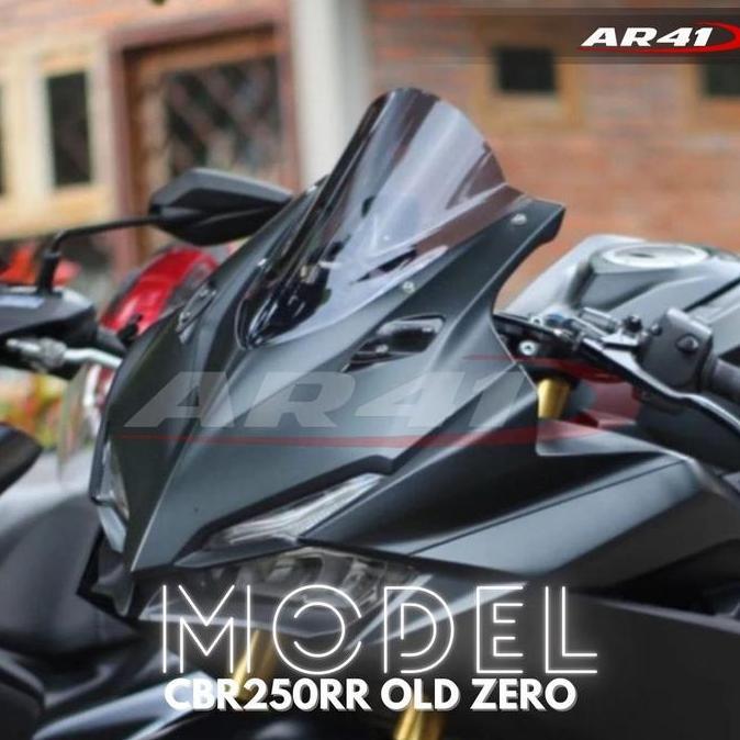 NEW WINDSHIELD VISOR CBR250RR OLD ZERO WINSHIELD CBR250RR OLD TEBAL AR41 ORI