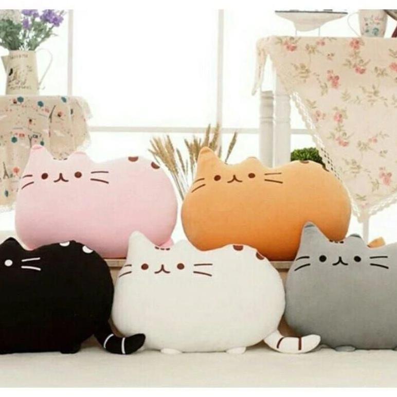 Limited Bantal Kucing Pusheen Ukuran Xl Besar Soft Boneka Bantal Kucing