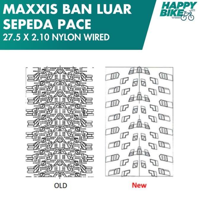 MAXXIS Ban Luar Sepeda Pace 27.5 x 2.10 Nylon Wired 65 Max PSI Bicycle Outer Tires Sepeda Gunung Mou