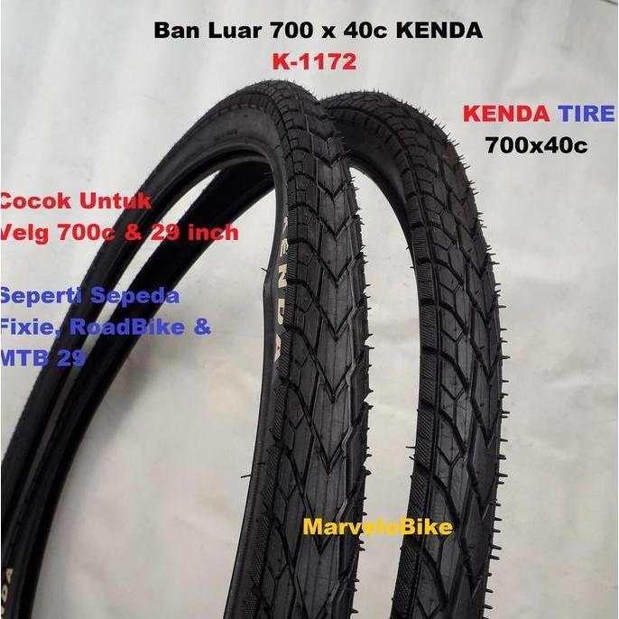Ban Luar Sepeda Fixie RoadBike MTB 29  700 x 40c KENDA