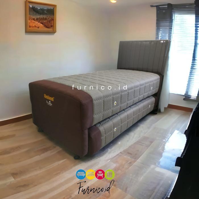 Springbed Uniland 2in1 90x200 Spring Bed 2 in 1 sorong atas bawah bisa ditarik | BANDUNG