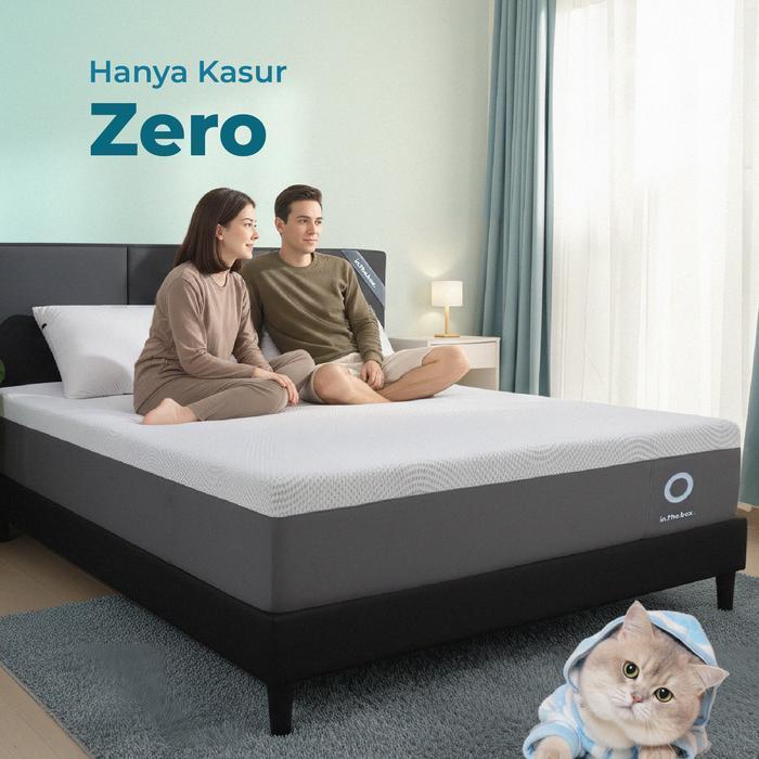 [Free Kasur Lipat] INTHEBOX Zero Kasur Spring Bed - GRATIS Kasur Bed To Go + Bantal | Kasur Ukuran 9
