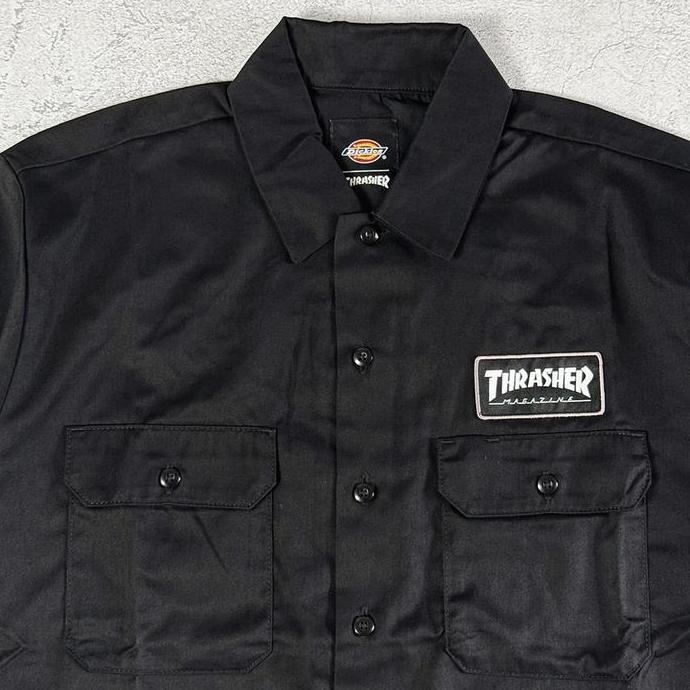 Dickies X Thrasher Work Shirt Black