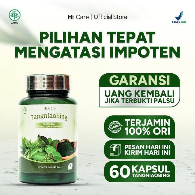 Herbal Solusi Impoten Akibat Diabetes Gula Darah Tinggi 100% Original Halal Bpom