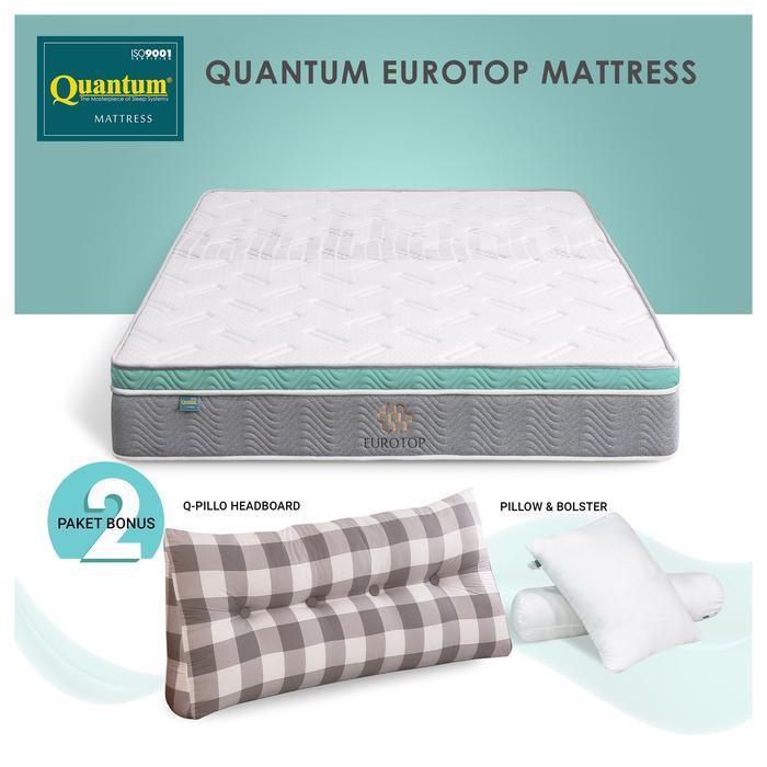 Quantum Springbed Eurotop Mattress 28cm - Kasur Spring Bed