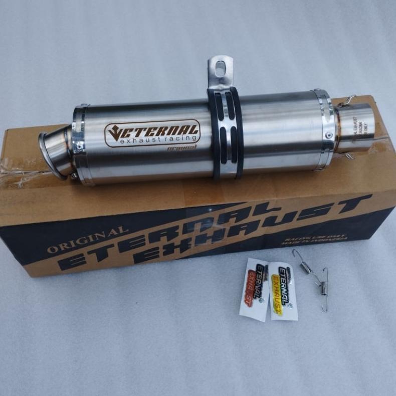 Tahan Lama Silincer Knalpot Racing Motor Inlet 50 Ngebas Adem Eternal Exhaust Original Eternal Exhau