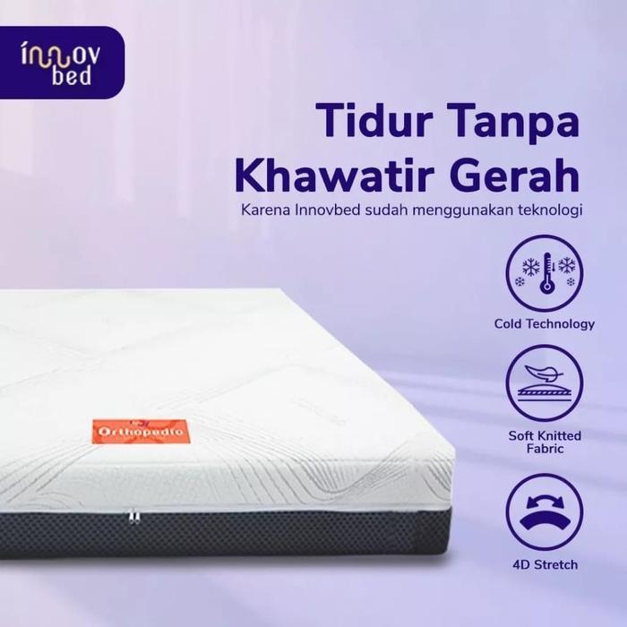 Kasur Latex innovbed Softpedic ukuran 90x200cm - 200x200cm - Kasur Kesehatan - Kasur Latex Empuk