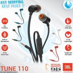 Original 100% JBL T110  Earphone Headset Kabel In-Ear Super Bass Stereo