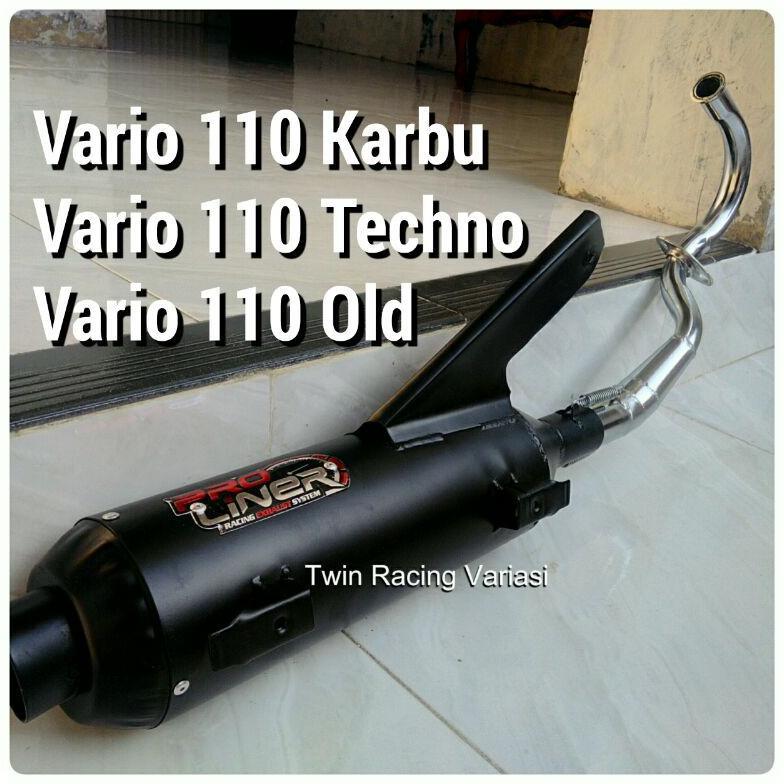 Bergaransi Knalpot Tsukigi / Sugi Pro Liner Bass Adem Vario 110 Karbu / Vario 110 Techno / Vario 110