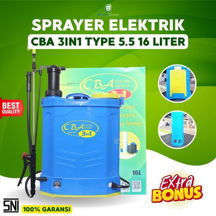 Sprayer Elektrik CBA 5.5 Manual + Elektrik | Sprayer 2in1 Original Produk
