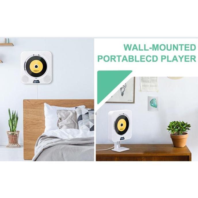 Puluz CD Player DVD Player Bluetooth Wall CD/DVD Player Portable
