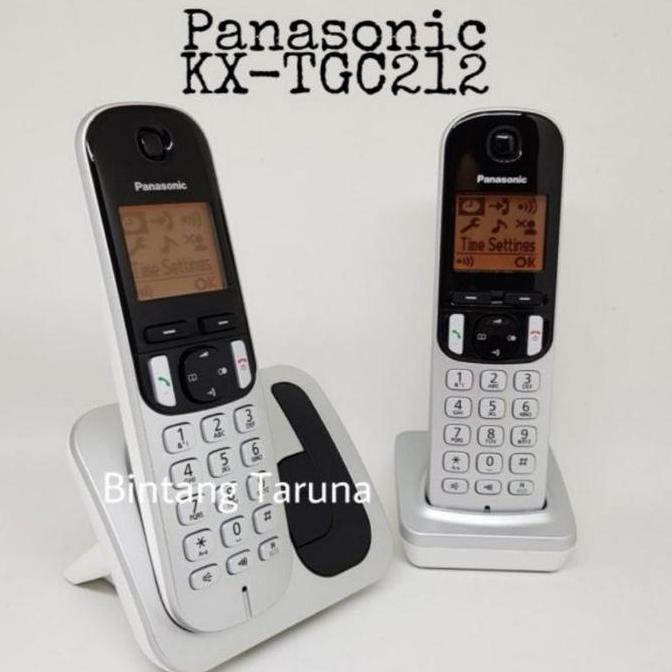 Telepon Wireless Panasonic KX-TGC212 Wireless Phone Panasonic