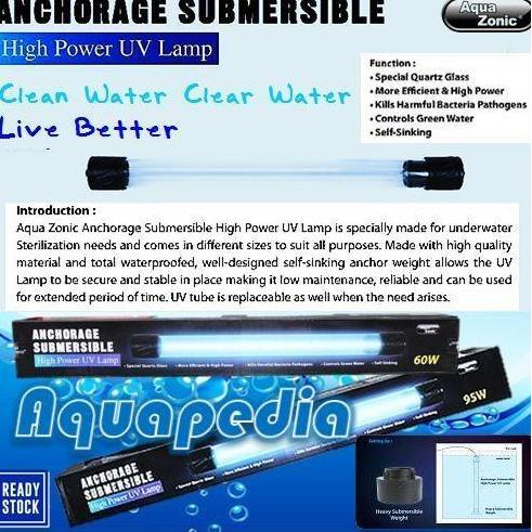 AquaZonic UV021 Lampu UV Celup 60watt Anchorage High Power UV Lamp