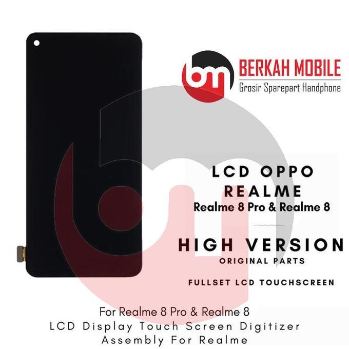 LCD Oppo Realme 8 Pro / Realme 8 4G ORIGINAL Fullset Touchscreen