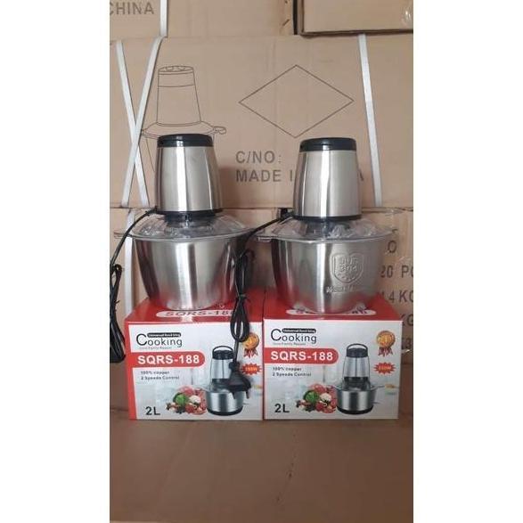 MKC KIMISO Chopper Stainless Blender Daging Serbaguna SQRS 188 & MKC 128