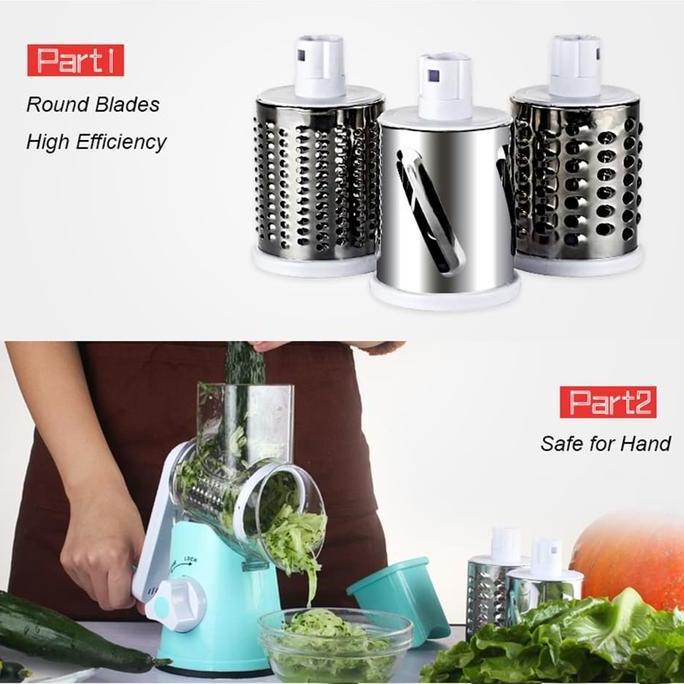 SHENAR,PARUTAN PEMOTONG BUAH SAYUR PUTAR DAN PENGGILING BUMBU 3