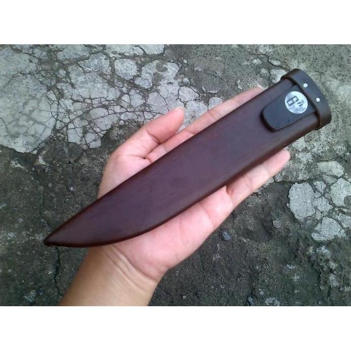 Sarung kulit asli herder / cap garpu original made in germany 6"