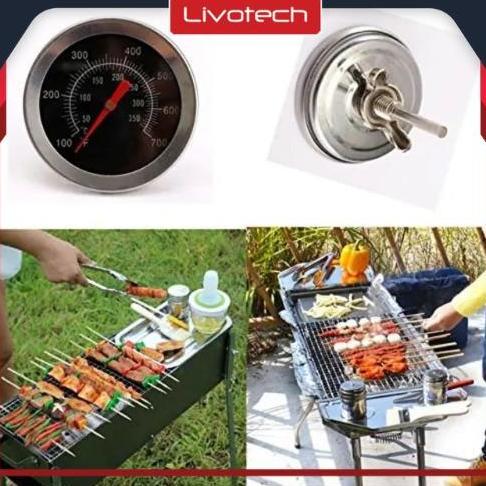 Termometer Oven M-04 BBQ Analog Dapur Stainless Thermometer Bimetal