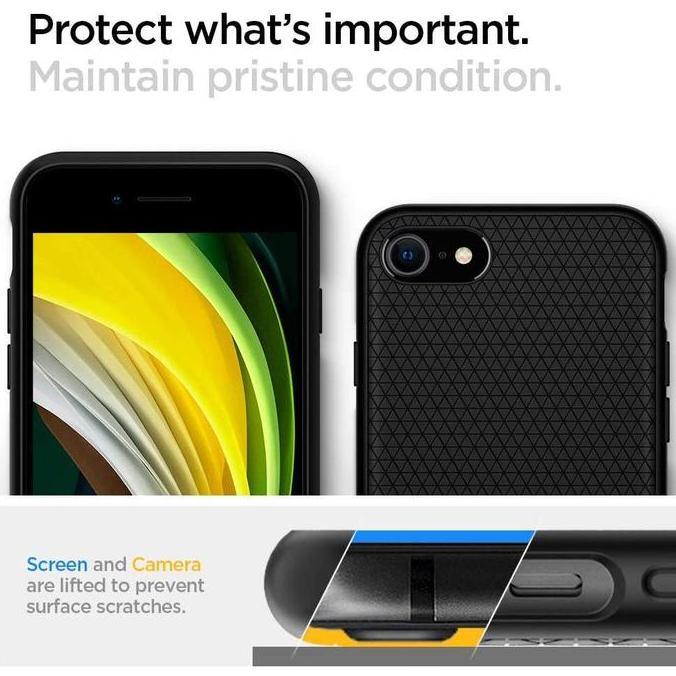Case For iPhone SE 2020 / 8 / 7 Spigen Liquid Air Silicone SoftCase For Casing