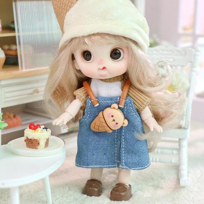 OhSome Taotao Wanzi Ice Cream Style Girl Boneka Mainan Anak Perempuan Putri Koleksi Mainan Ulang Tah