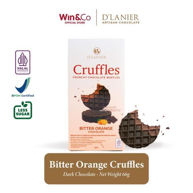 D'Lanier Bitter Orange Chocolate Cruffles - 66 gr (5 sachet)