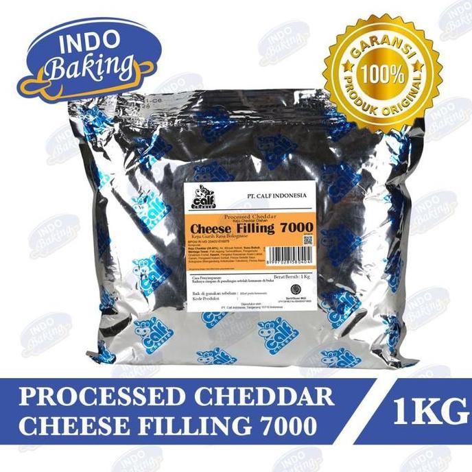 Calf Cheese Filling 7000 Cheddar Saus Keju Savoury 1Kg Processed Cheese Filling 1 Kg