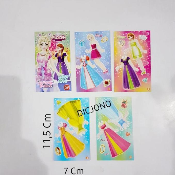 Mainan Bongkar Pasang ( BP) Dress Up Mini / Paper Doll