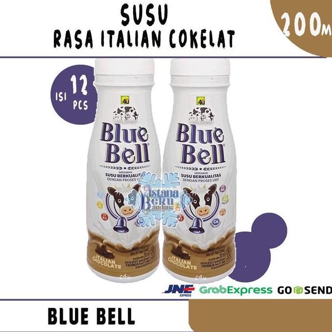 Blue Bell Susu Rasa Italian Cokelat 200ml (Karton)