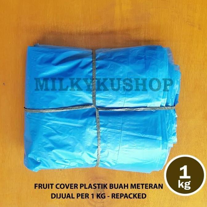 FRUIT COVER BERAT 1 KG PLASTIK METERAN PEMBUNGKUS BUAH BESAR PISANG