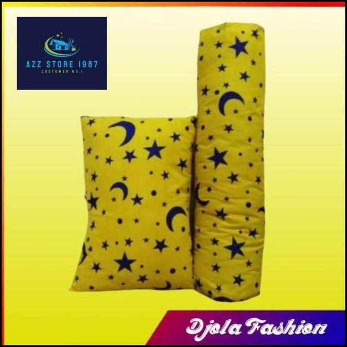 Sarung Bantal Dan Sarung Guling Murah Motif Bulan Bintang