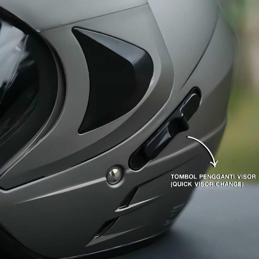 Grade Ori Helm Ink Double Visor Original Half Face Merk Ykt Sni Motorcycle