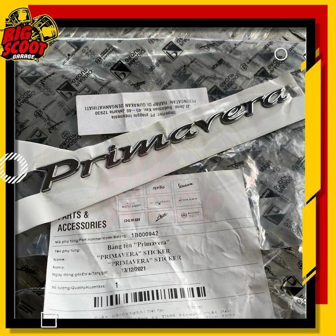 DJEESE Emblem Sticker Vespa Primavera Original