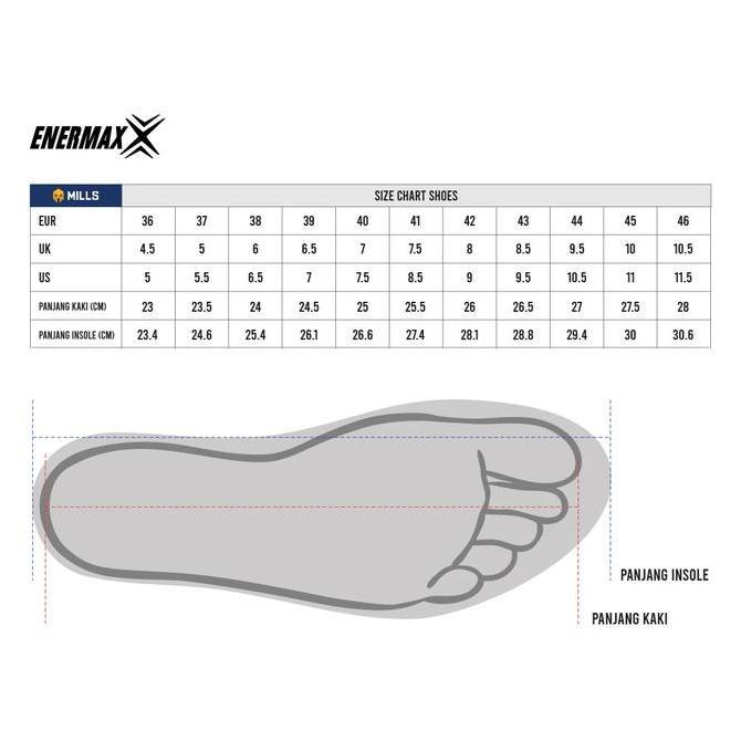 SEPATU RUNNING MILLS ENERMAX DYNAPLATE - MILLS - RUNNING - SEPATU LARI