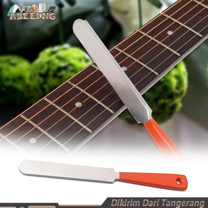 BRAVECOU Fret Gitar Akustik Stainless Steel Guitar Fret Crowning File Berkas Gitar Fret Gitar Elektr