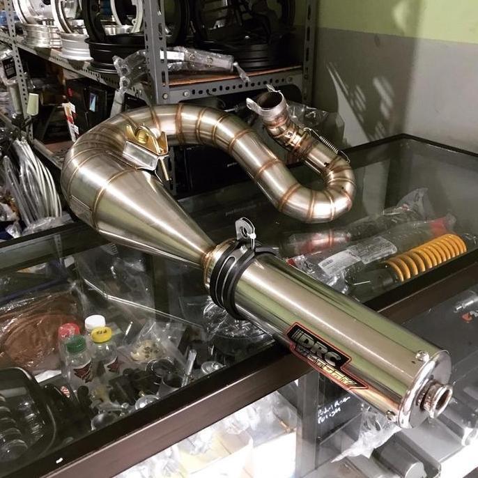 GRADIMOU knalpot racing vespa model anaconda DrC victory stainless
