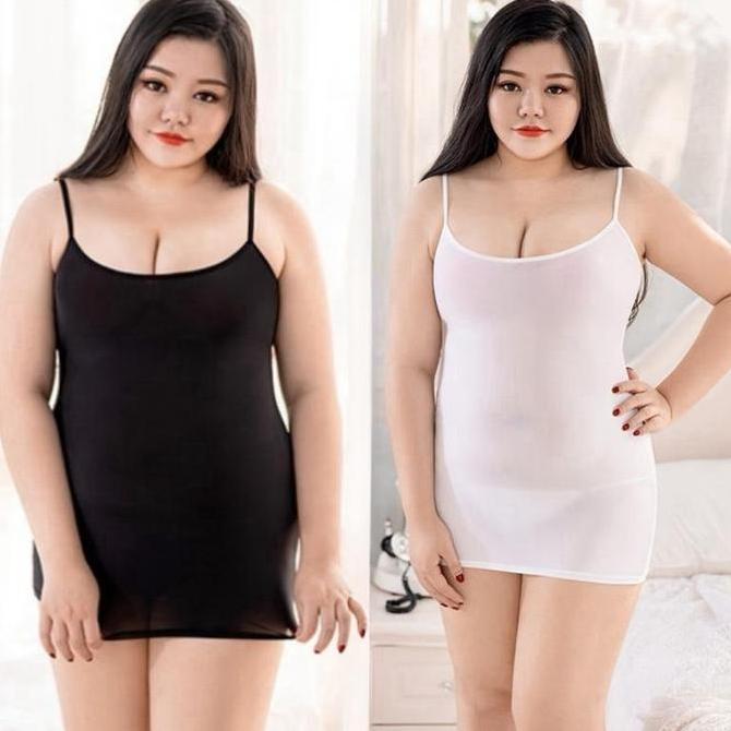 MALUKSHURE Dress mini Tanktop Jumbo Over Size XL XXL 3XL 5XL Korean Style Slim Fit plus size Atasan 