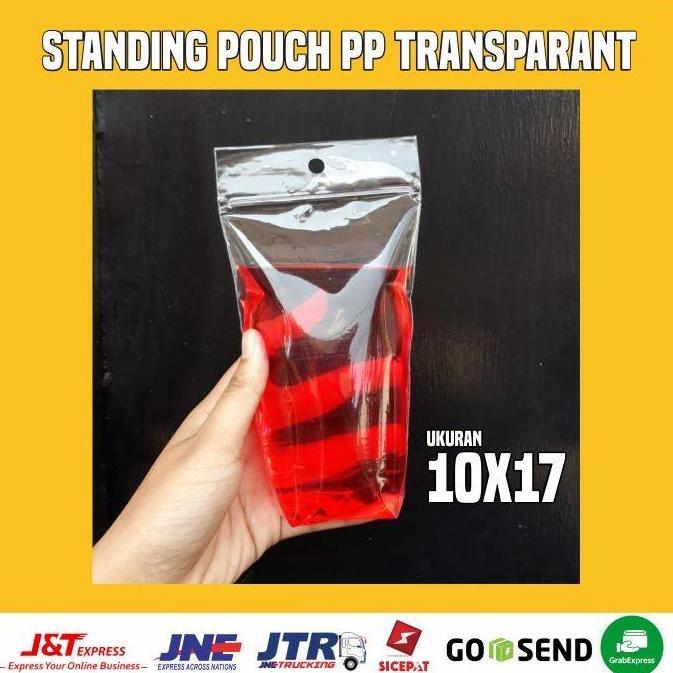 Kemasan Pudot stand pouch plastik 10x17