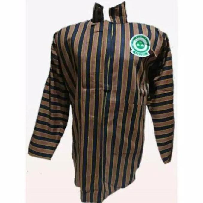 BAJU COUPLE SURJAN KEBAYA LURIK BIRU BAJU LURIK ADAT JAWA JOGJA SOLO LJ