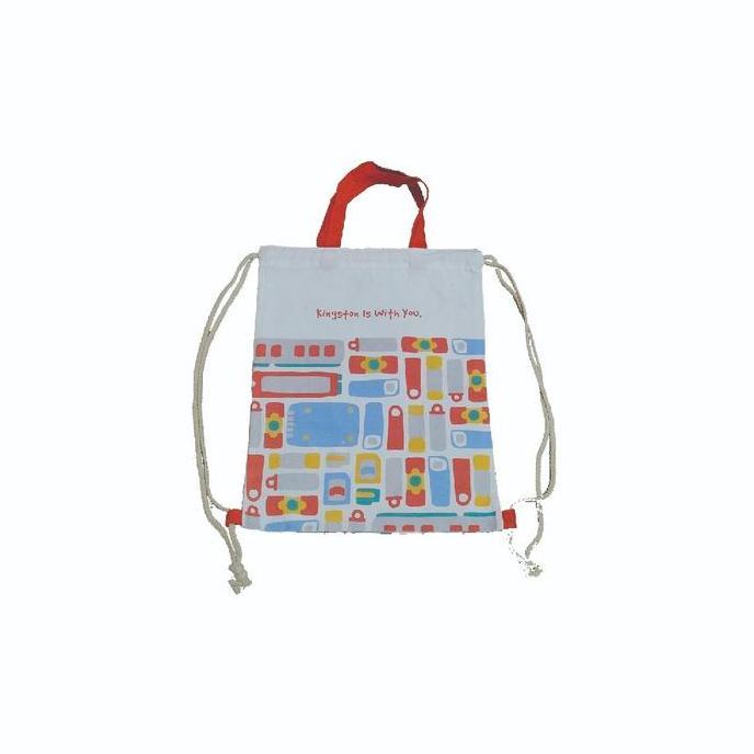 [TIDAK DIJUAL] Tas Canvas Putih Kingston - Merchandise